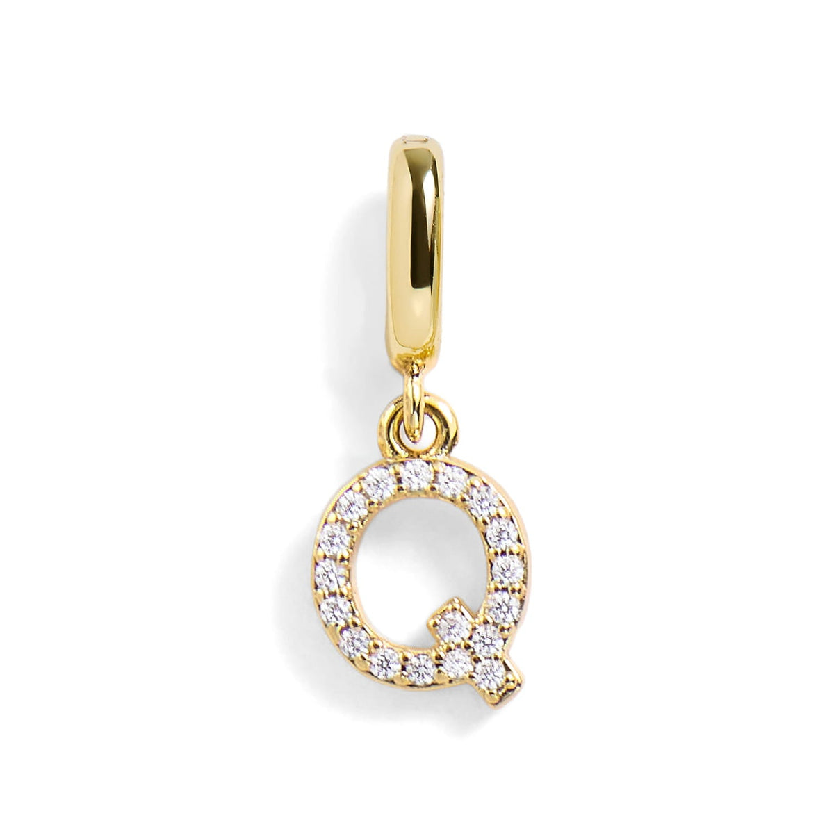 Pavé Letter Charm