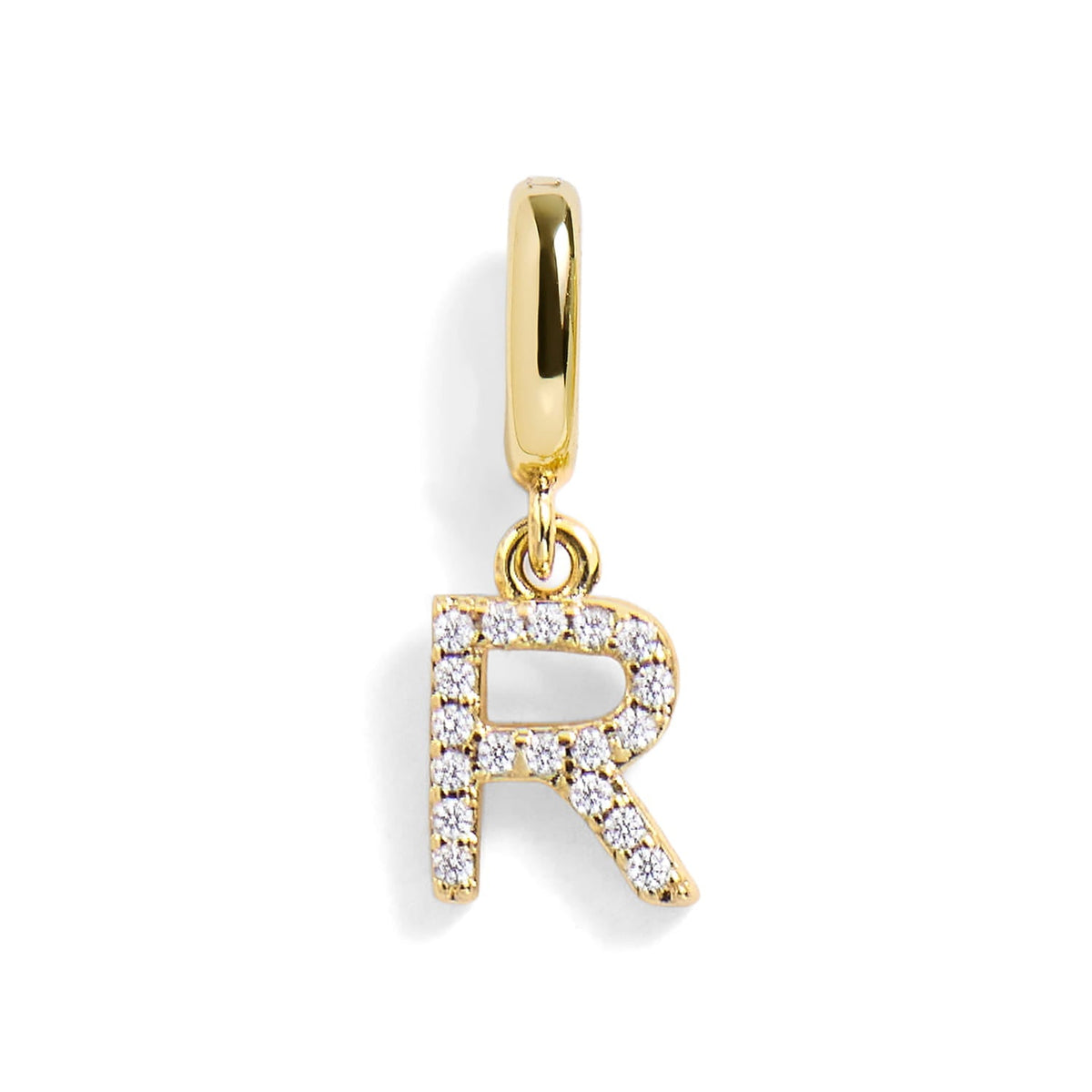 Pavé Letter Charm