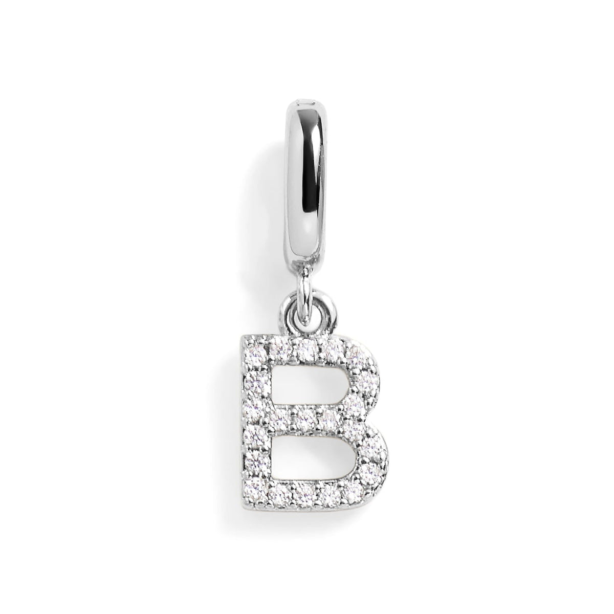 Pavé Letter Charm