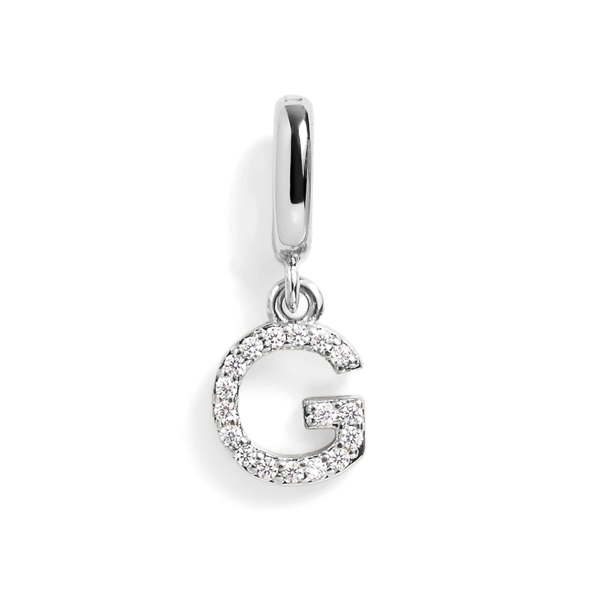 Pavé Letter Charm