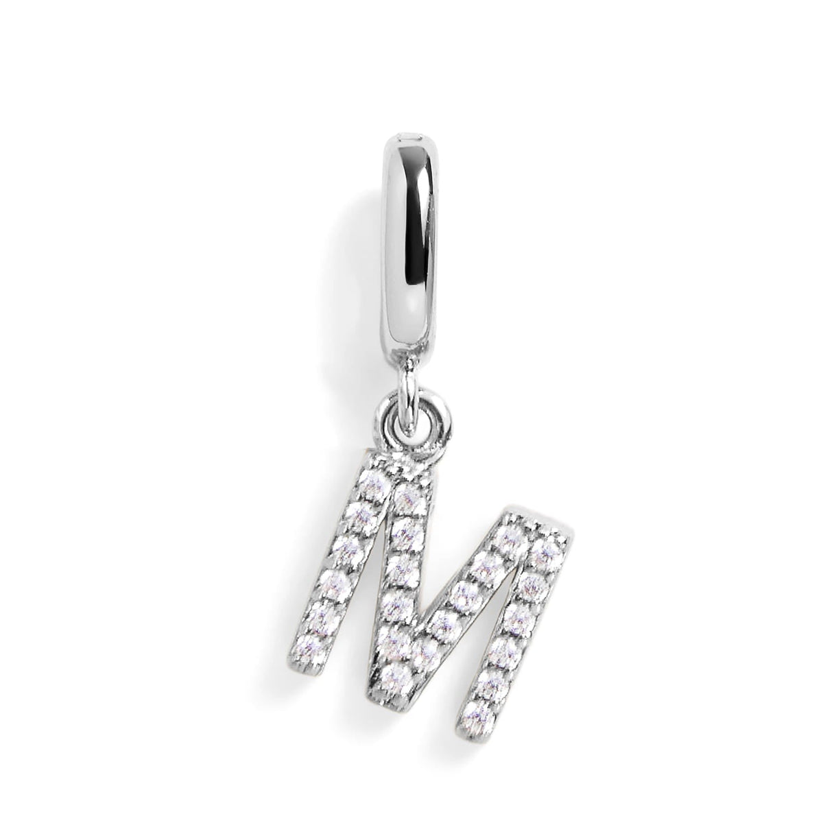 Pavé Letter Charm