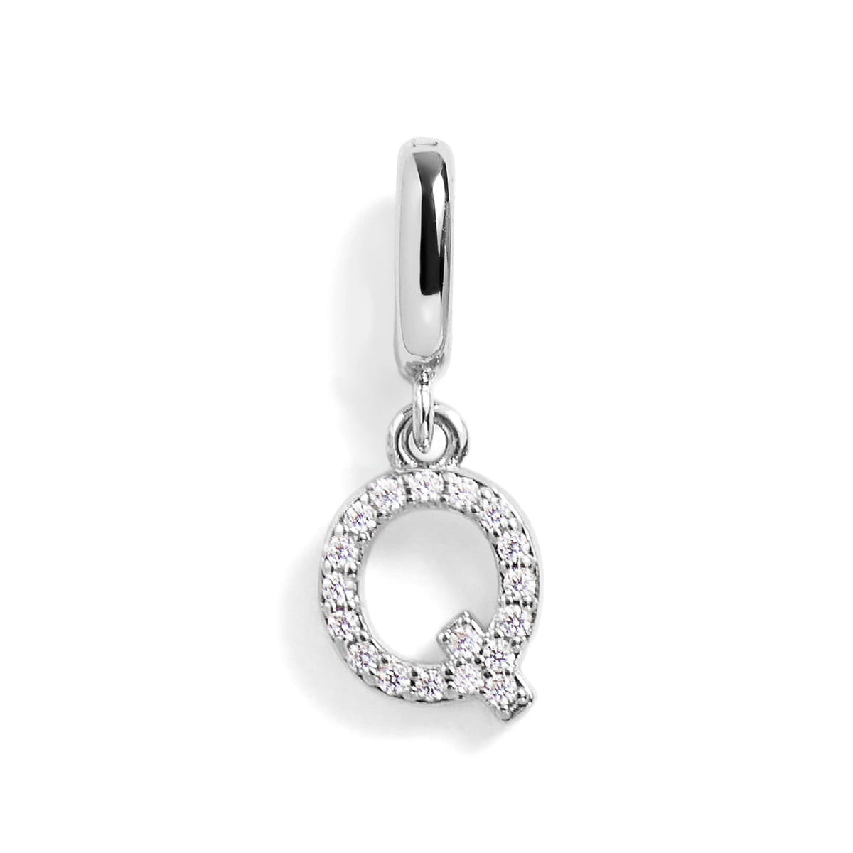 Pavé Letter Charm