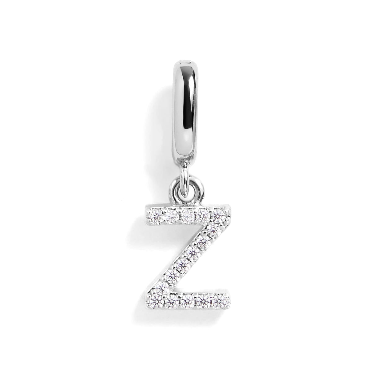 Pavé Letter Charm