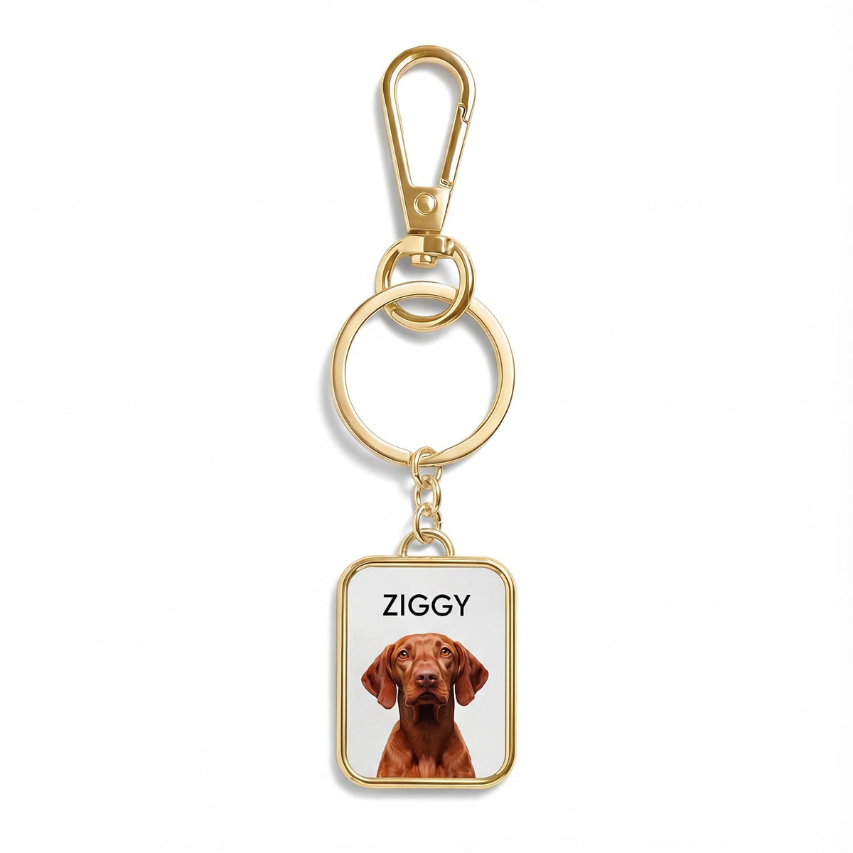 Personalized Pet Portrait Keychain