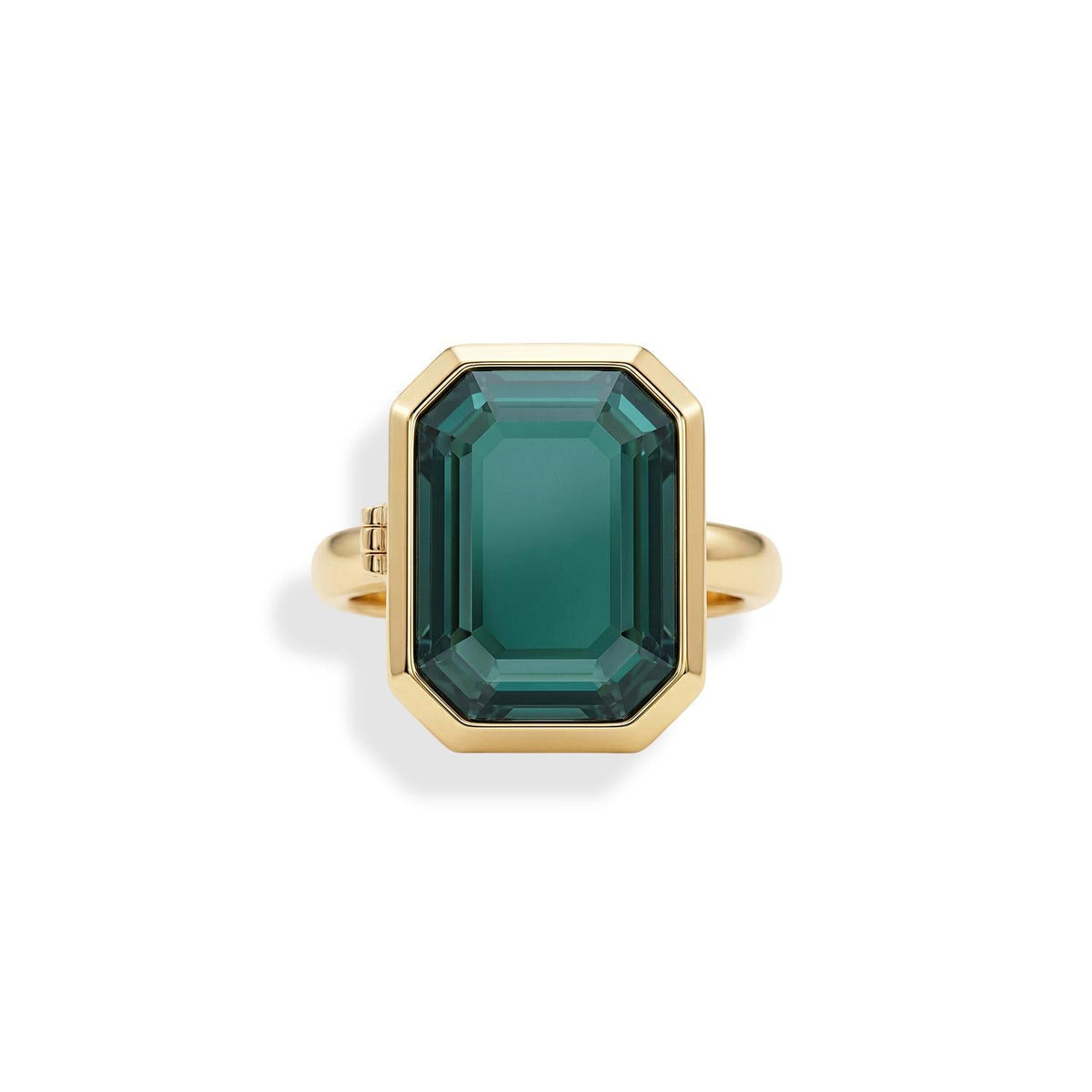 Personalized Cocktail Locket Ring