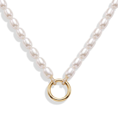 Pearl Charm Starter Necklace