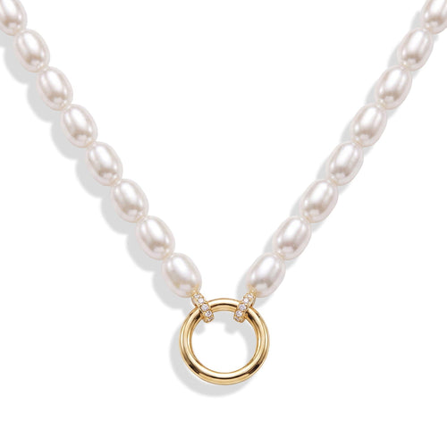 Pearl Charm Starter Necklace