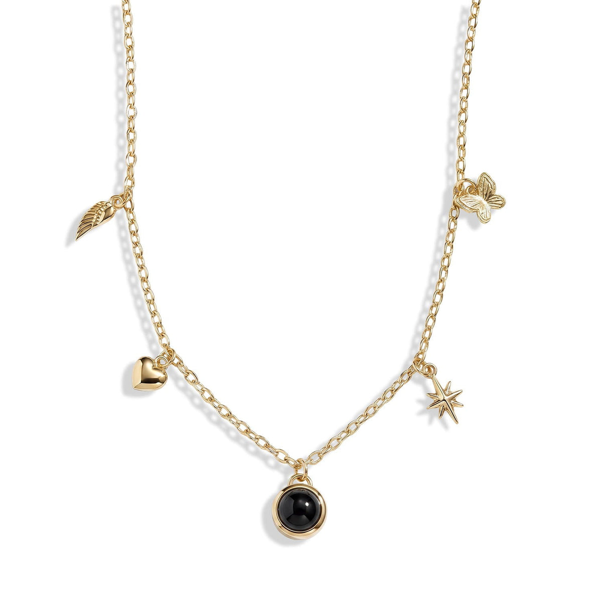 Personalized Mini Charm Photo Necklace